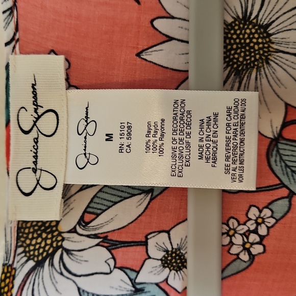 Jessica Simpson Red Floral Kimono Blouse - Picture 2 of 7